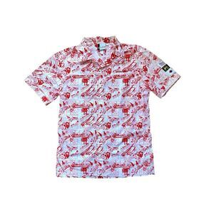 euro vintage pinup button down